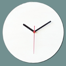 12 Inch Wooden White Simple Modern Wall Clock Silent Mute Wall Clock Hanging Round Wood Clock for Home Decor 2023 - buy cheap