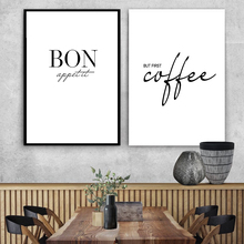 Francês cozinha arte decoração mas primeiro café cartazes e impressões bon appetit impressão francês cozinha arte da parede quadros em tela 2024 - compre barato