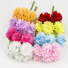 3cm 72pcs/lot Silk artificial Stamen Bud Bouquet flower for home Garden wedding Car corsage decoration crafts plants 2024 - buy cheap