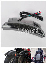 New Motorcycle Smoke Lens Rear Fender Edge LED Tail Light Fits For Harley Iron 883 XL883N XL1200N Chopped 2024 - buy cheap