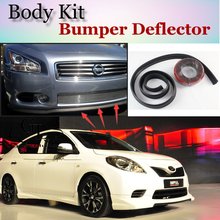 Bumper Lip Deflector Lips For Nissan Almera / Tino Front Spoiler Skirt For TopGear Friends Car Tuning View / Body Kit / Strip 2024 - buy cheap