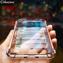 Olhveitra capa transparente, capa de silicone tpu macio para lg v40 v30 v20 q6 q9 lg g6 g7 plus x power 2 3 v50 thinq 2024 - compre barato