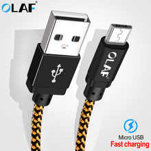 Olaf Micro USB Cable 2A Fast Charge USB Data Cable for Samsung Xiaomi LG Tablet Android Mobile Phone Microusb Charging Cord 2024 - buy cheap