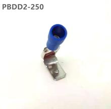 2 pces 16-14 awg semi isolado piggy back spade elétrica rápida emenda terminais de friso conectores azul 2024 - compre barato
