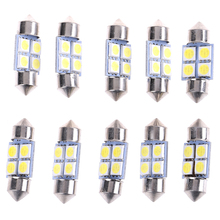 CAR 31/36/39/41mm C5W C10W 7020 4SMD 6SMD Car LED Festoon Lights Canbus Error Free Interior Dome Lamp Reading Light Bulb 2024 - buy cheap