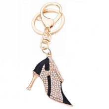LLavero de tacón alto con diamantes de imitación para mujer, accesorio creativo con anilla para zapatos, bolso, regalo, R123 2024 - compra barato