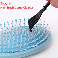 2Pcs/set Household Hair Brush Comb Cleaner Cleaning Tool Plastic Cleaning Removable Handle Cleaner Tool Drop Shipping 2024 - buy cheap