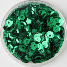 50g(10000pcs) 4mm Cup Loose Sequins Round Paillette Wedding Garment Accessory Sewing Craft Green Confetti Spangles 2024 - buy cheap