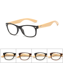 Classic Retro Clear Lens Nerd Frames wood Glasses myopia Fashion brand designer Men Women Eyeglasses Optics Eyewear 2024 - buy cheap