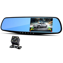 Full HD 1080P Car Dvr Camera Auto 4.3 Inch Rearview Mirror Digital Video Recorder Dual Lens Registratory Camcorder 2024 - buy cheap