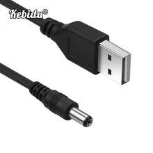 Kebidumei Puerto USB a DC 5,5mm 5V DC Jack conector de Cable de alimentación cargador de suministro de adaptador de Cable para MP3/MP4 jugador 2024 - compra barato