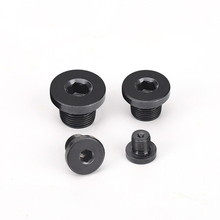 1pcs M36 M39 M42 M48 M60 allen screws inner hexagon screw flange bolt oil plug plugging blocking head bolts carbon steel black 2024 - buy cheap