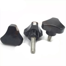 1Pcs M8 Stainless Steel Triangle handle Plastic head Hand screws Arc Knob Screw Length 55mm-100mm 2024 - buy cheap
