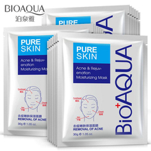 BIOAQUA Skin Care Women Remove Acne Moisturizing Face Masks Oil Control Natural Essence Whitening Mask 2024 - buy cheap