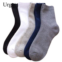 Urgot-Calcetines de terciopelo peludo para hombre, medias informales que combinan con todo, de negocios, para mantener el calor en invierno, 5 pares 2024 - compra barato