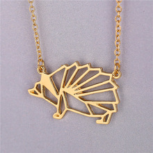 New Arrival Hollow Hedgehog Necklaces Girls Cute Jewelry Necklaces 2024 - buy cheap