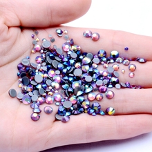 Light Amethyst AB Iron On Hotfix Rhinestones With Glue Backing Flatback Strass Stones For Clothes Shoes DIY Decorations 2024 - buy cheap