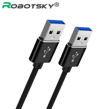 Dual Type A to Type A Data USB2.0 Extension Cable 5Gbps Super SpeedSync Cord Cable For Radiator USB 2.0 Data Extension Cable 2024 - buy cheap