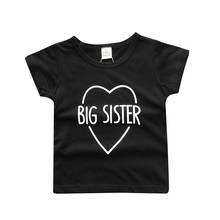 2020 novelty children T-shirt boys clothing for girls big Bro sister TShirt summer short sleeve free cut baby tops shirt SC024 2024 - buy cheap