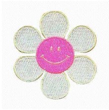 Flower Embroidery Badge Made by Twill with Flat Broder with Iron On Backing Accept Custom and MOQ50pcs Free Shipping by Post 2024 - buy cheap
