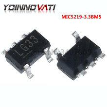 10 Uds MIC5219-3.3BM5 SOT23 MIC5219-3.3 MIC5219 3,3 V ldo 2024 - compra barato