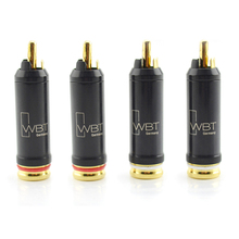 4Pcs WBT-0102 Cu Nextgen Copper RCA Plugs Connector 2024 - buy cheap