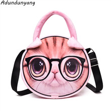 Cat pattern shoulder bag for women 2024 - compre barato