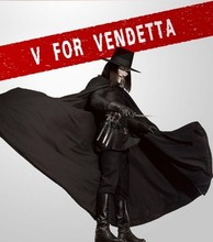 Halloween Original V for Vendetta Mask Hat Wig Cloak Pants Boots Belt Dagger Armour Gloves 10 pieces Party Cosplay 2024 - купить недорого