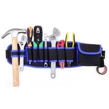 Kit de herramientas portátil para electricista, bolsa de cintura para carpintero, bolsas de almacenamiento con múltiples bolsillos, organizador de tela Oxford impermeable con cinturón 2024 - compra barato