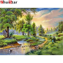 Diamond Embroidery Scenery Art Crafts Sewing Resin Drill Crystal 5D DIY Diamond Painting Full Drill Resin Scenic Handmade XY1 2024 - buy cheap