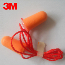 20pair 3M 1110 Authentic  Slow Rebound Foam Soft corded Ear Plugs Noise Reduction Earplugs Swimming Protective earmuffs 2024 - buy cheap