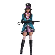 Costumes Women Magician Halloween Cosplay Girl Princess Magic Cosplay Female Coat Circus Trainer Costume 2024 - buy cheap