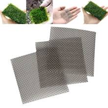 5pcs Aquarium Fish Tank Stainless Steel Wire Mesh Pad Plants Moss Net Decor 8x8cm Used For Plant Aquariums 2024 - buy cheap