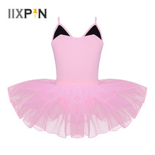 IIXPIN Meninas Dança Ballet bailarina vestido Animal Da Orelha Para Trás com Barba Gato Ballet Dança Ginástica Leotard Tutu Vestido Para Crianças 2024 - compre barato