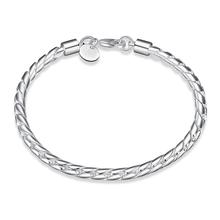 Novo fornecedor de joias bracelete banhado a prata para senhora braccialetto novo design 2024 - compre barato
