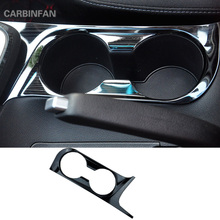 Suporte de copo de água em aço inoxidável, painel de cobertura, guarnição, decoração de interior do carro, adesivo para hyundai elantra 2016 2017 lhd c1238 2024 - compre barato