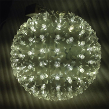 Luminária led grande 20cm para decoração de casa, globo de luz tipo flor de cerejeira, fadas para ano novo, halloween