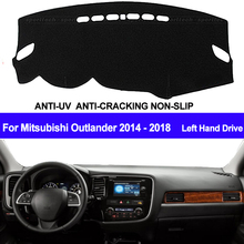 TAIJS Car Dashboard Cover Dash Mat Dash Board Pad Carpet Dashmat Anti-UV For Mitsubishi Outlander 2014 2015 2016 2017 2018 2024 - buy cheap