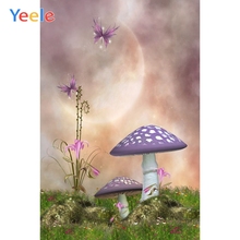 Виниловый фон для фотосъемки с изображением мечтательных грибов, детская вечеринка на день рождения 2024 - купить недорого