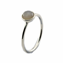 Rings June Droplet Ring with Grey Moonstone Crystal 925 Sterling Silver Jewelry Rings for Women anillos bague pierscionki 2024 - buy cheap
