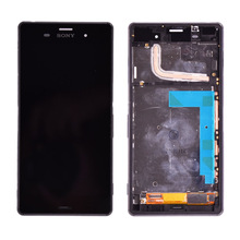 Original For Sony Xperia Z3 D6603 D6653 L55t LCD Display with Touch Screen Digitizer Assembly with frame free shipping 2024 - buy cheap