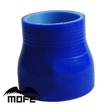 Mofe 1pcs 76mm-102mm 3plys blue silicone hose straight Silicone Reducer pipe 2024 - buy cheap