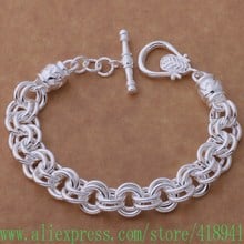 Silver Plated bracelet, Silver Plated fashion jewelry Double  TO /efaamwha bgcajxja AH233 2024 - buy cheap