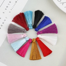 10pcs/lot 35mm Artificial Silk Tassel 12 Colors Rayon Tassels for DIY Craft Jewelry Making Straps Keychain Earring Accessories 2024 - buy cheap