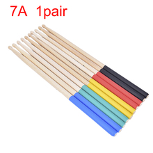 1 Pair Professional Wood Drum Sticks 7A Maple Drumsticks Multiple Color Options Drums Accessories Musical Instruments 2024 - buy cheap