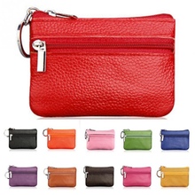 2019 Brand Casual Women Fashion Genuine Leather Car Key Holder Keyring Pouch Coin Purse Case Wallet 2024 - buy cheap