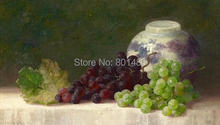 Free shipping Grapes still life art oil painting print on canvas for Kitchen wall Picture Decor 2024 - buy cheap