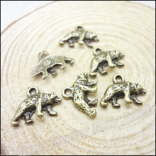 140 pcs Charms Polar Bear  Antique bronze  Zinc Alloy Fit Bracelet Necklace DIY Metal Jewelry Findings 2024 - buy cheap