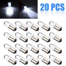 20pcs/lot T11 LED Light T4W BA9S H6W 1895 1 SMD LED 12V Turn Signal Dashboard Light Bulb White Auto Car Lamp Hot Sale 2024 - buy cheap