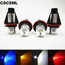 Cscsnl-luz led marcadora de olhos de anjo para bmw, 1 par de lâmpadas sem erro, e39, e53, e60, e61, e63, e64, e65, e66, e87, 525i, 530i, 545i, m5 2024 - compre barato